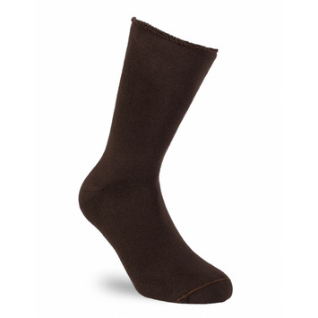 Calcetín hombre liso puño rulo JC SOCKS Marrón