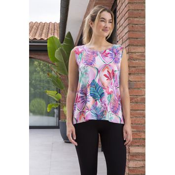 Blusa mujer sisa estampada Mushler Rosa