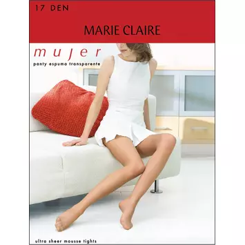 Media panty mujer espuma 17 deniers MARIE CLAIRE Negro