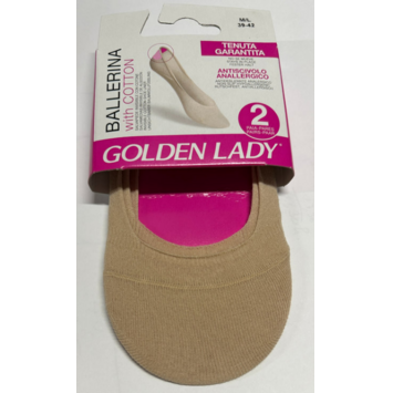 Salvapies invisibles PACK 2 pares GOLDEN LADY Beige