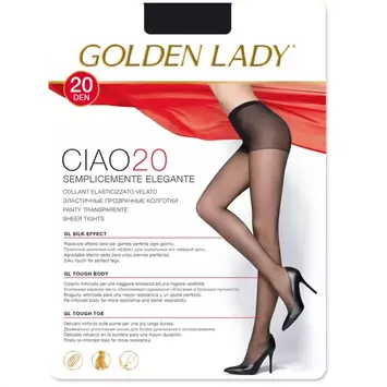 Panty transparente puntera reforzada 20 den GOLDEN LADY Scala