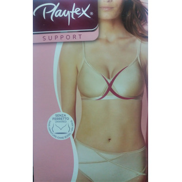 Sujetador sin aros lazo copa C Playtex Piel