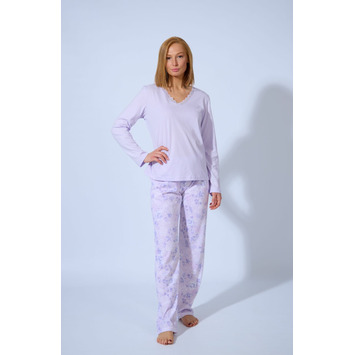 Pijama mujer verano puntilla BELTY Lila