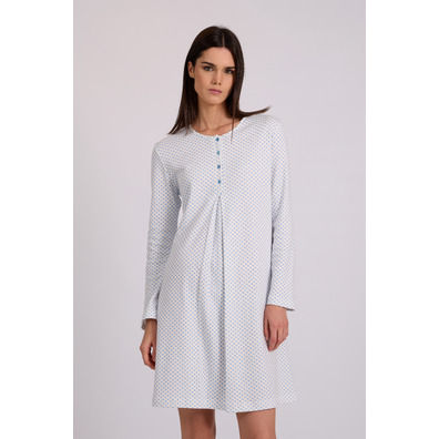 Camisón invierno mujer tapeta Nubes BELTY Celeste