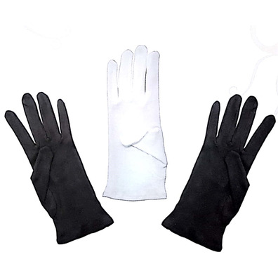 Guantes lisos algodón Couto Blanco