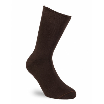 Calcetín hombre liso puño rulo JC SOCKS Marrón