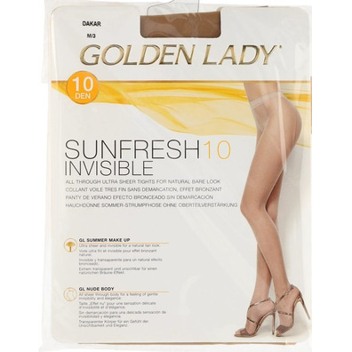 Panty verano Invisible efecto bronceado GOLDEN LADY Sahara