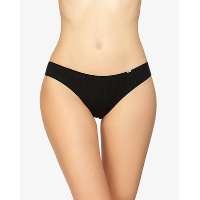 Bikini mujer canalé  AVET Negro