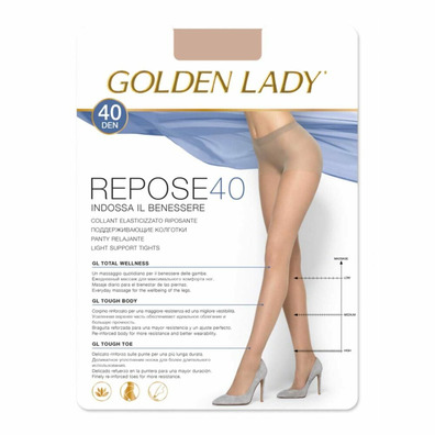 Panty Repose 40D GOLDEN LADY Negro