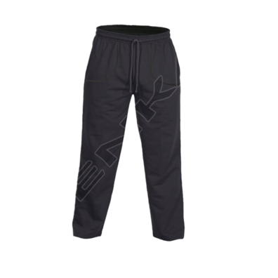 Pantalón chandal felpa cordón TENKA Negro