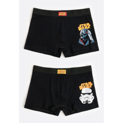 Boxer hombre pack de dos Star Wars Aznar Innova Negro