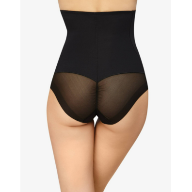 Braga faja alta lycra efecto tanga AVET Negro