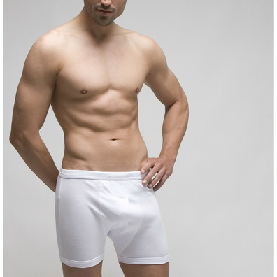 Boxer hombre algodón abierto RAPIFE Blanco