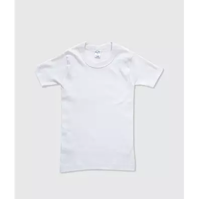 Camiseta niño TÉRMICA M/C algodón Abanderado Blanco