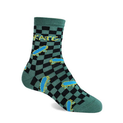 Calcetín niño monopatín algodón JC SOCKS Verde