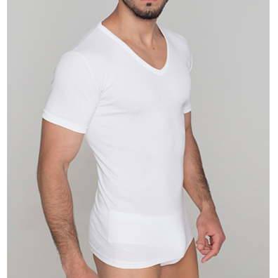 Camiseta hombre algodón manga corta FERRY'S Blanco