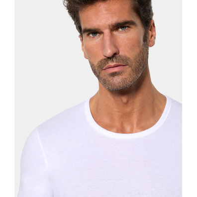 Camiseta hombre manga corta algodón Abanderado Blanco