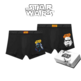 Boxer hombre pack de dos Star Wars Aznar Innova Negro