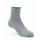 Calcetín mujer tobillero liso algodón JC SOCKS Gris oscuro