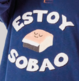 Pijama hombre tapeta y puño frase DORMEN Azul