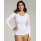 Camiseta mujer manga larga  Termaltech Playtex Blanco