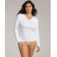 Camiseta mujer pico Térmica Playtex Blanco